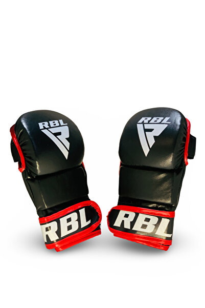 RUBBEL RMG-0022 Çift Hibrit Siyah MMA Antrenman Eldiveni | Atış Eldivenleri