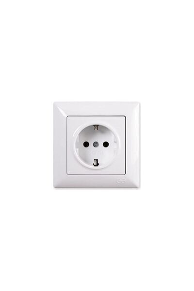 Günsan Günsan Visage مقبس وإطار مؤرض باللون الأبيض