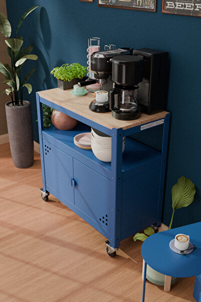 Machin-x Machinist Craft - BrewBox Kahve köşesi - Kahve Dolabı - 85 cm x 40 cm x 88 cm