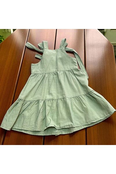 Babexi ROCHIE COLORATĂ BORDATĂ Verde
