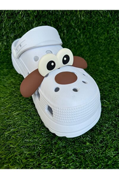 Crocs Köpek Burun Terlik Süsü/Üç Boyutlu Köpekli Terlik Charmı/Hayvan Figür Jibbtiz