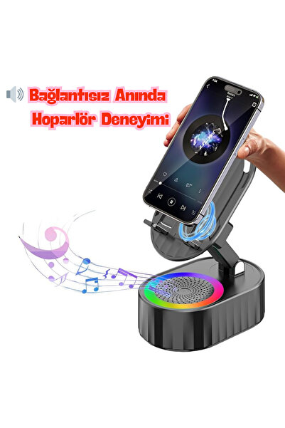 Genel Markalar Kablosuz Işıklı Telefon Hoparlör Standı | Powerbank & Telefon ...