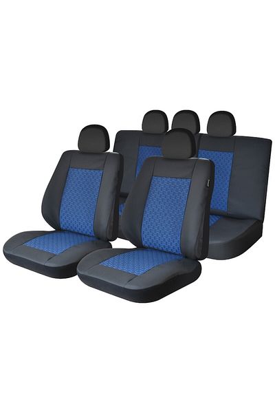 SMARTIC Huse scaune auto, Lux, 11 piese, compatibile airbag, rabatabile, 3 straturi de material
