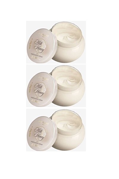 Oriflame كريم ميلك أند هوني جولد 3 قطع مغذي ومنعم لليدين والجسم