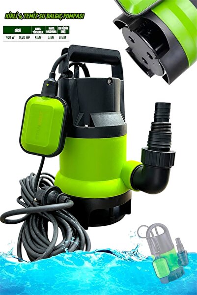 STANVOLT Şamandıralı Kirli- Temiz Dalgıç Pompası Yüzme Havuzu Gölet Sel Su Ak...