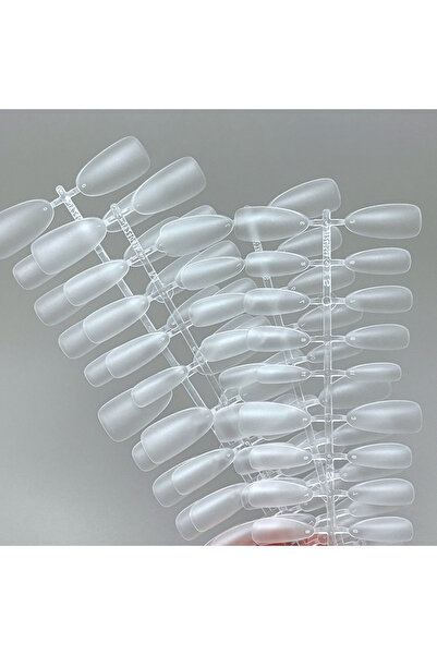 Lesley Yeni Nesil Jel Destekli Şeffaf Badem Tırnak 520 Adet, Jel, oje ve nail...