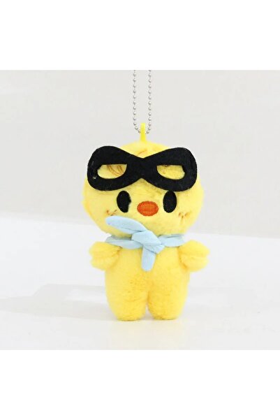 Schulzz Skzoo Bbokari Peluş Helikopter Pilot Oyuncak Anahtarlık 10cm