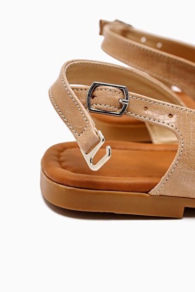 Limoya Almina Women's Sandals with Leather Belt Detail Opportunity Product