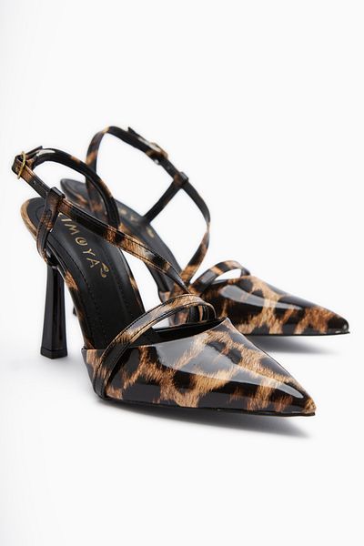 Limoya Pantofi cu toc pentru damă cu model leopard Marta