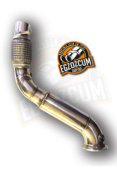 EGZOZCUM Bmw F30 316i N13 Spiralli %100 Krom Downpipe