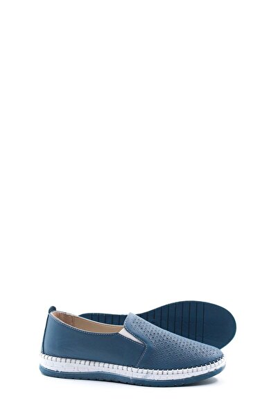 Ayakkabıhane Справжня шкіра, синій колір, зручне жіноче взуття для повсякденн...