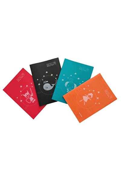 Mopak 40 Yaprak A4 Büyük Boy Plastik Kapak Dik Temel Harflerle Güzel Yazı Başlangıç Defteri