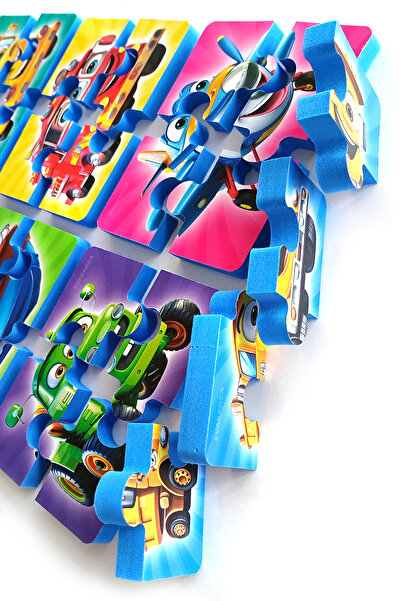 EVAKANCA 4 Parçalı 9 Adet Kalın Puzzle 2-3 Yaş Yapboz Araçlar