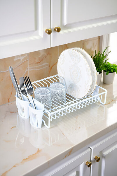 Hagen Ömür Boyu Paslanmaz Metal Bulaşıklık Kurutmalık Mutfak Saklama ve Düzen...