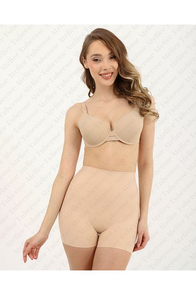 Atelier Tuberose Boxer pentru femei cu talie înaltă - 1 mărime cu corset, minimizator, model extra elastic