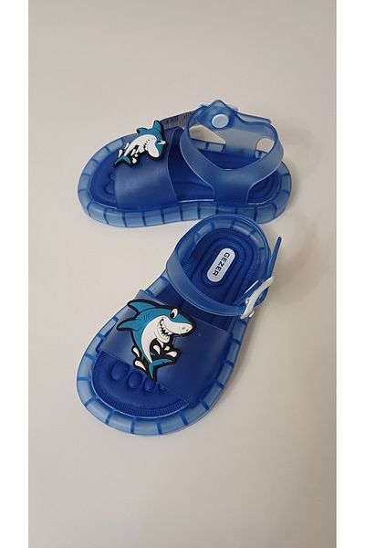 GEZER Boys Summer Adjustable Buckle Comfortable Lighted Sole Sandals Slippers