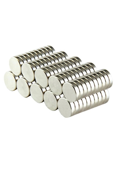 Epilons N35 8x3mm Neodyum Mıknatıs 500 Adet, Yuvarlak, Nikel Kaplamalı Kalite...