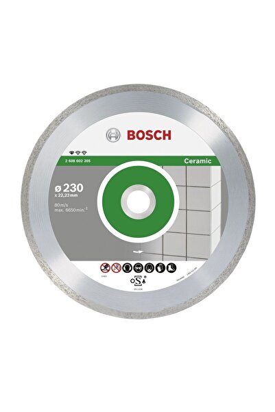 Bosch - Standard Seri Seramik İçin, 9+1 Elmas Kesme Diski Set 230 mm