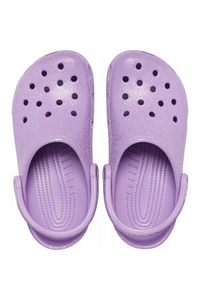Crocs Saboți clasici cu sclipici - orhidee
