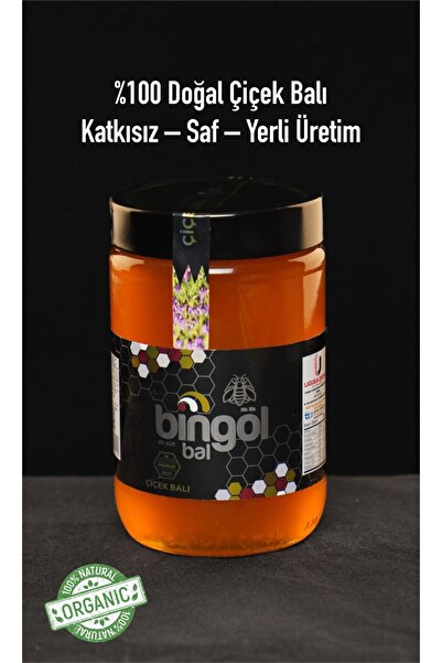 BİNGÖL ET SÜT BAL Bingöl Süzme Çiçek Balı Cam Kvn Premium 850 Gr