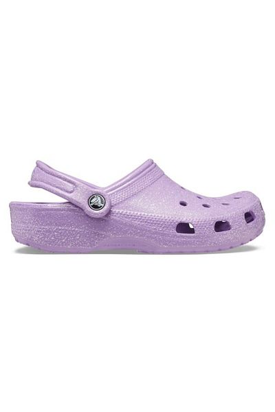 Crocs Saboți clasici cu sclipici - orhidee