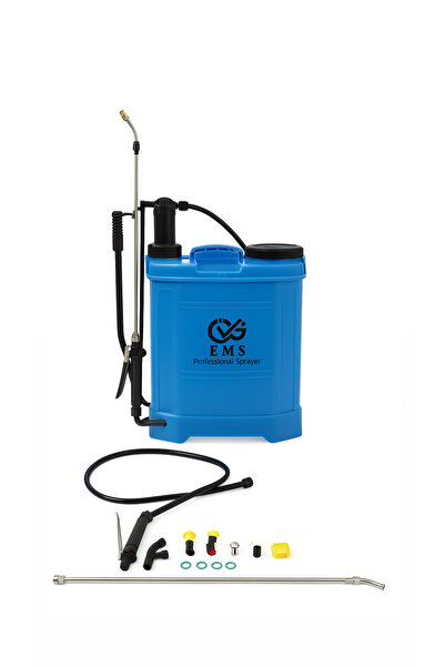 Ems 16 Litre Manuel Sırt Tipi İlaçlama Tulumbası – Tam Set Yedek Parçalı
