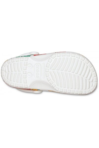 Crocs classic printed floral clog - white/floral