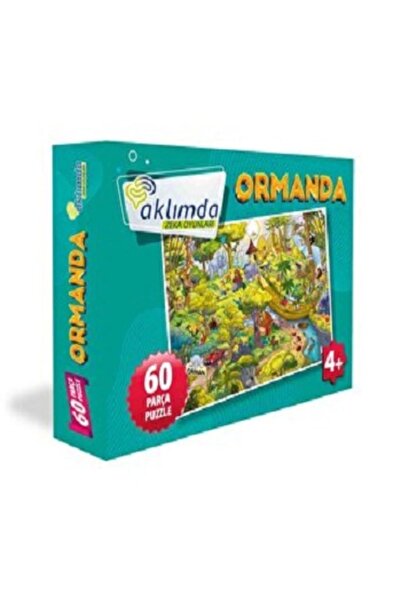 AKLIMDA ZEKA OYUNLARI 60 Parça Puzzle - Ormanda