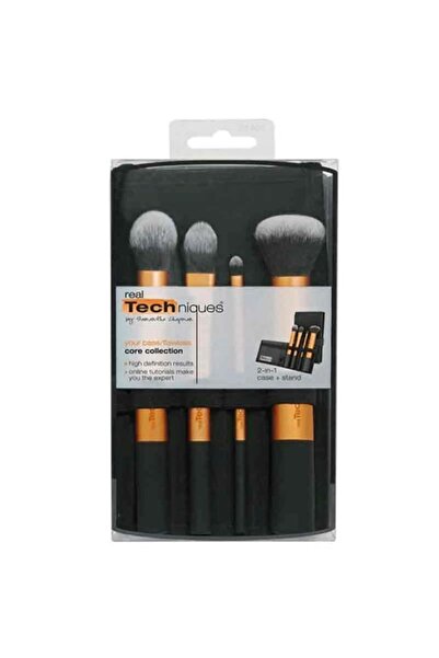 Real Techniques 3 Real Techniques Brush Set Travel Essential 1400, Starter Se...