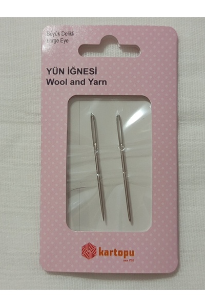 Kartopu Metal yün iğnesi 2 adet