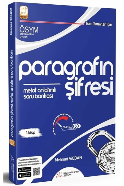 Genel Markalar Paragrafın Şifresi Yks-tyt-kpss-ales Metot Anlatımlı Soru Bankası