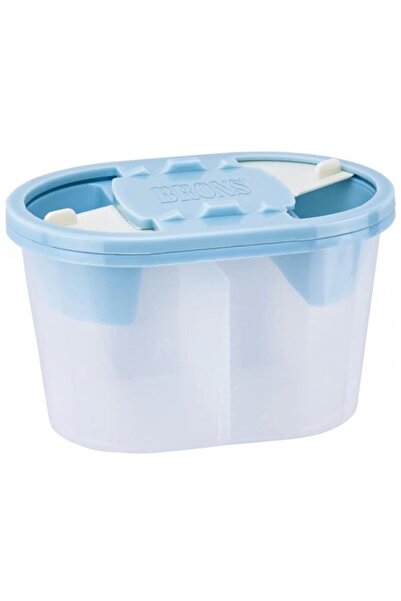 Brons Br-256 Fırça Yıkama Kabı Çift Bölmeli (Asorti)