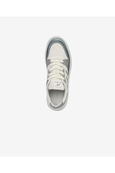 Greyder Kadın Mavi Beyaz Hakiki Deri Sneaker Ayakkabı 4Y2SA33220