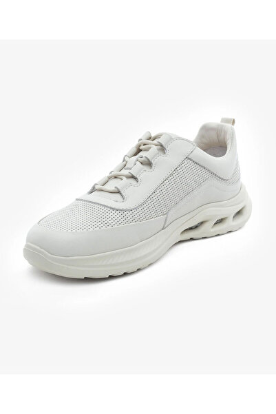 Greyder Erkek Kirli Beyaz Hakiki Deri Spor Ayakkabı 5Y1SA18411