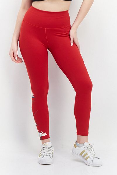 adidas x Thebe Magugu Women Sportswear Fit Full Leg Training Leggings, Red