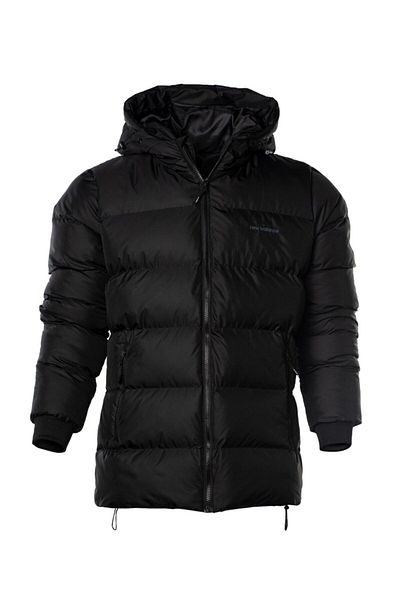 New Balance Palton negru cu glugă pentru bărbați Mpj3122-bk