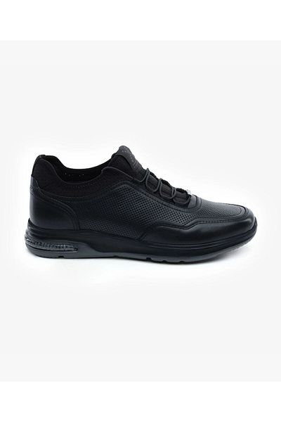 Greyder Pantofi negri din piele naturală pentru bărbați 5Y1UA18231