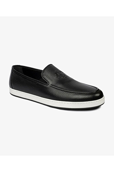 Greyder Erkek Siyah Hakiki Deri Loafer Ayakkabı 4Y1CA63479