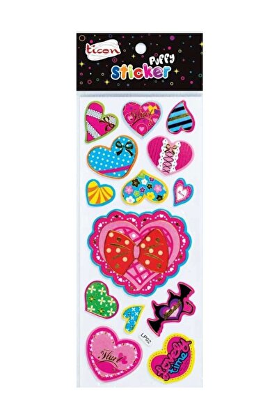 Ticon 2’li Sticker Puffy 138653 (KABARTMALI) Tps-34