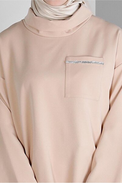 Alvina DEGAJE COLLAR POCKET TUNIC 43453