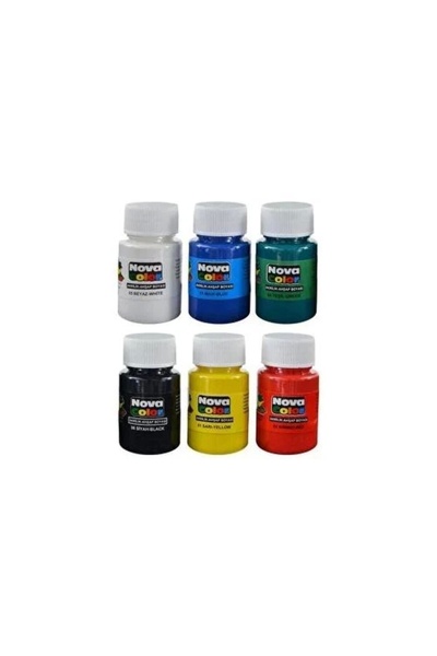 Nova Color Akrilik Boya Sise 6 Li 17 ml Nc-2006