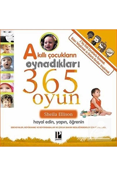 Pozitif Yayınları 365 لعبة ذكية للأطفال للعب والتخيل والعمل والتعلم (عمر 2+)