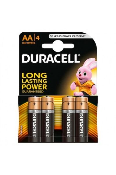 Duracell Baterii alcaline AA Basic R3, 4 buc.