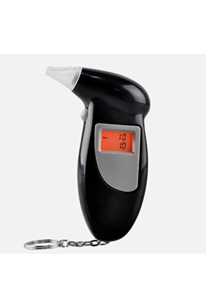 divendi-ro Alcootest cu afișaj digital și senzor semiconductor încorporat, cu capete de rezervă, negru