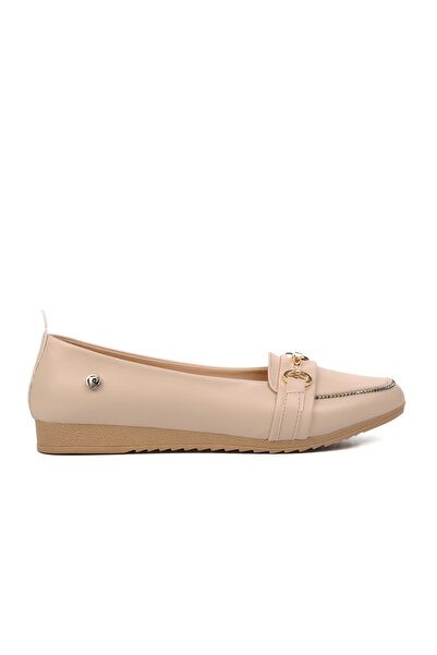 Pierre Cardin Beige Lightweight Women's Ballerina Flat PC-53016 Z