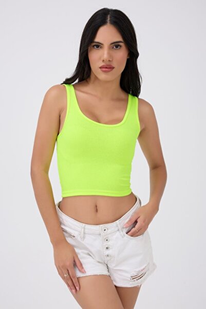MrrMajestic Camisole Phosphor Women's Short Tank (Crop) 3 Pk.