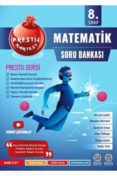 Nartest Yayınları 8. Sınıf Lgs Matematik Prestij Soru Bankası 2025