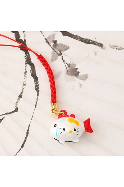 Miniso Hello Kitty-01 Sanrio Hello Kitty Cartoon Bell Japanese Lucky Cat Cartoon Bell Lucky Copper Bell Mob