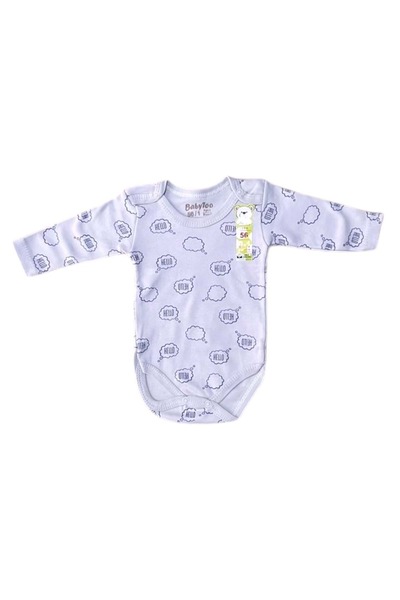 Necix's Hello Printed Zipper Long Sleeve Zibin Lila