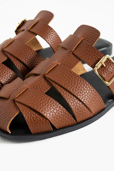 diya shoes Papuci de damă Shay Yoshi cu accesorii aurii și detaliu cataramă pentru centură